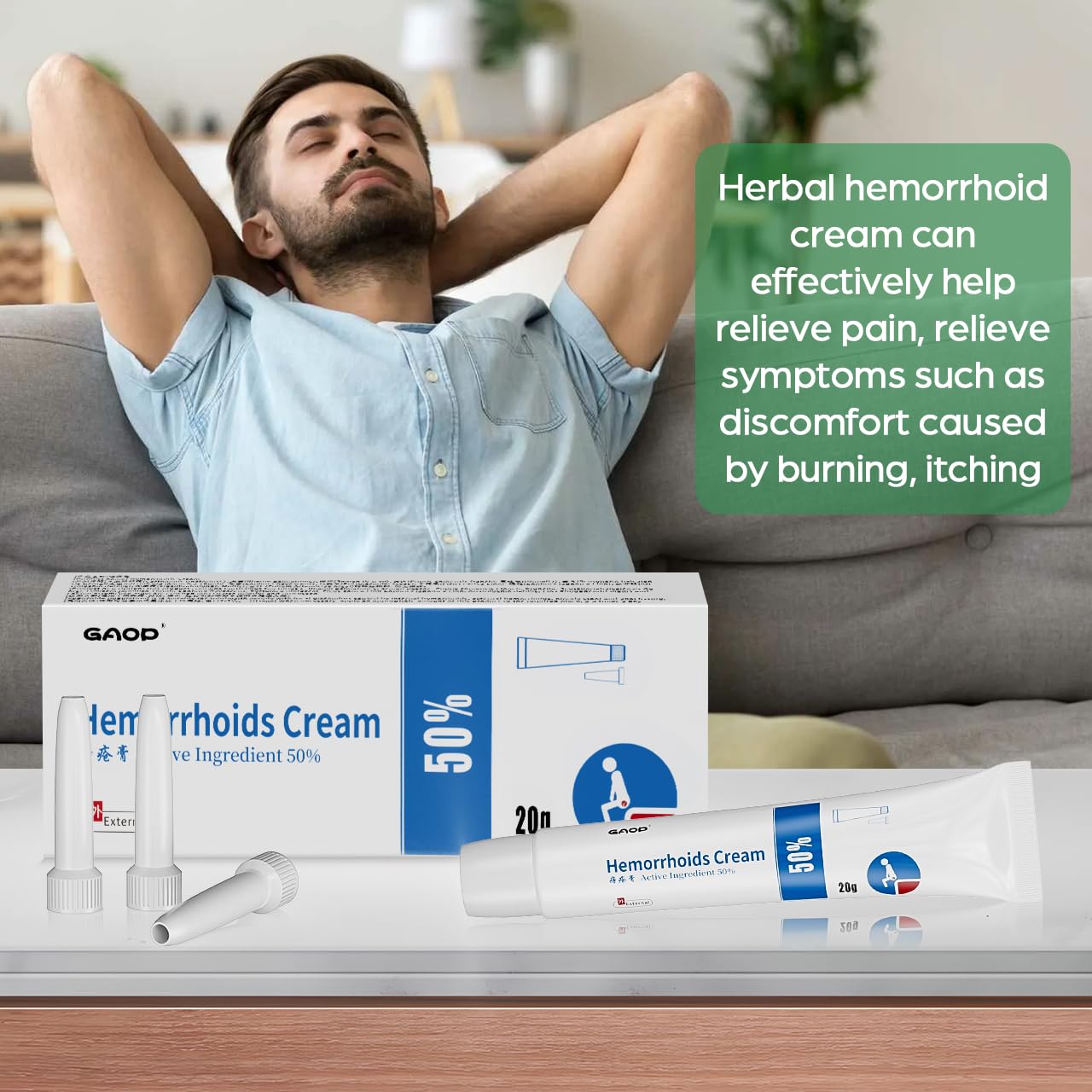 NXHMSWYG Hemorrhoid Cream, Fissure Ointment Body Care Cream Helps to Relieve Pain&Reduce Burning for Men and Women (2pcs)