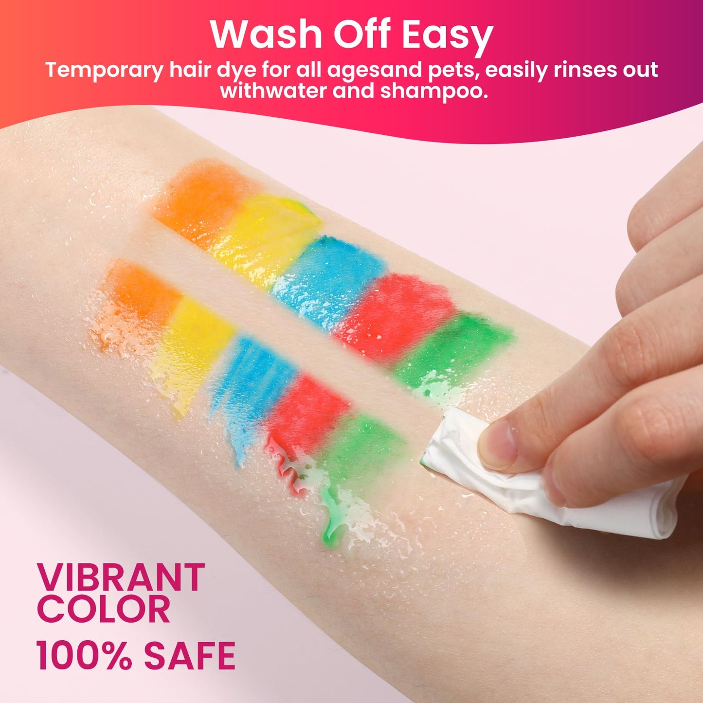 MeiduGaga Hair Chalk for Girls Makeup Kit, 10 Temporary Color Washable Gift Great for Kids Age 5 6 7 8 9 10-13 Years Old, Birthday Christmas Cosplay Hair DIY Party