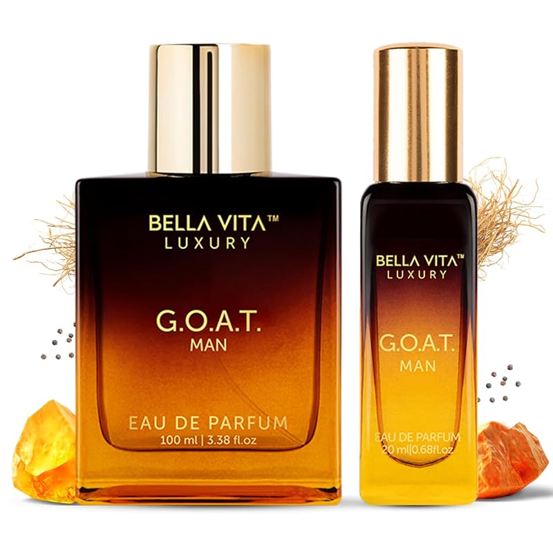 Men's Luxury G.O.A.T Eau De Parfum – Bergamot, Lavender & Patchouli Long-Lasting Cologne