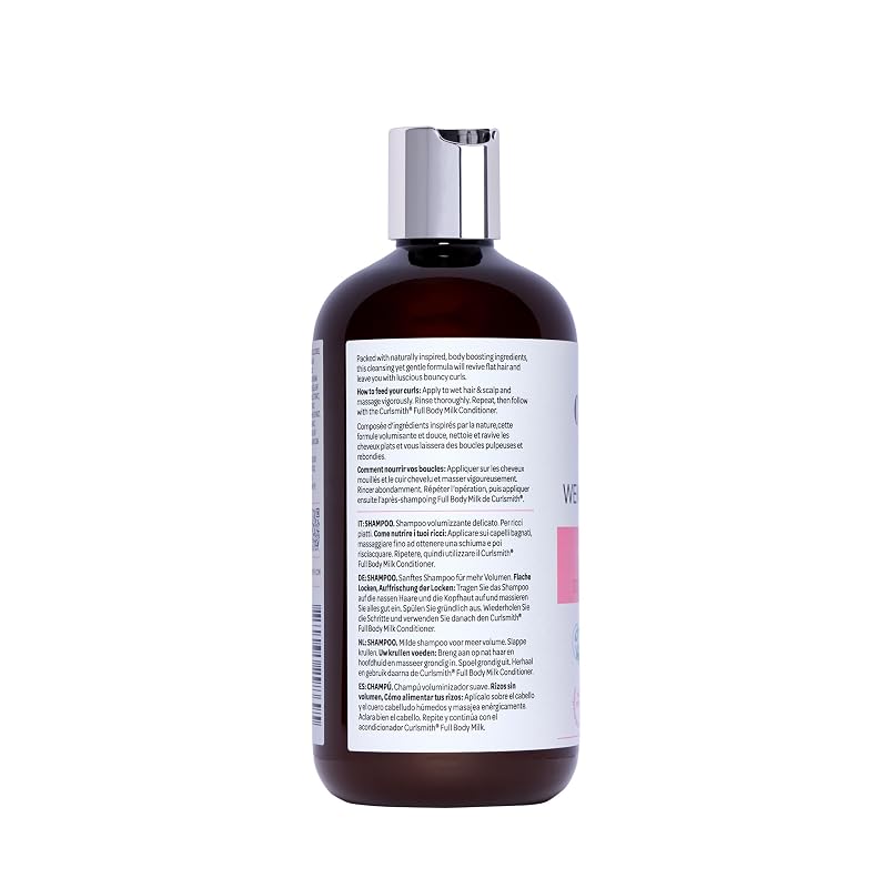 Weightless Volumizing Shampoo for Curly Hair – 12 oz, CurlSmith