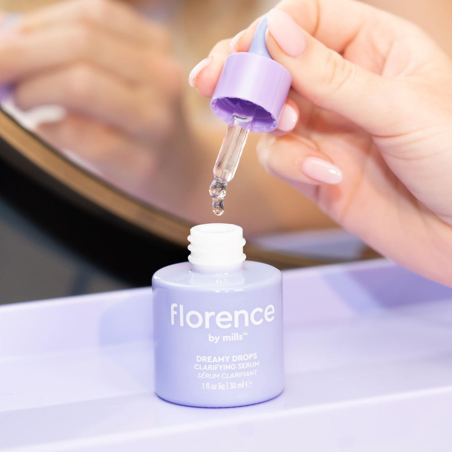 florence by mills Dreamy Drops Clarifying Serum, 1 fl oz / 30mL