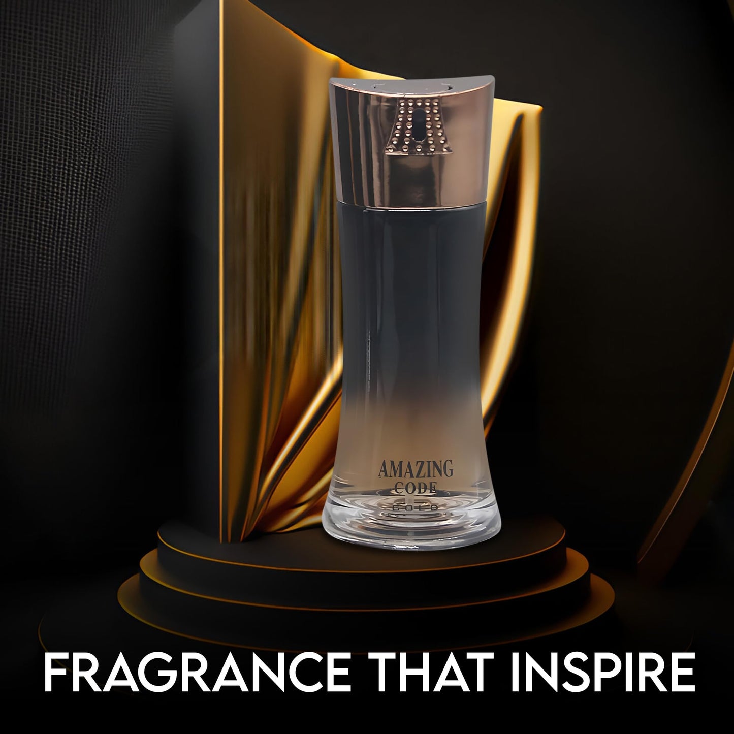 AFLUXE Cologne for Men Set 4 Combo Sets(Dark Black,Invincible Black,Amazing Code Gold,GK N1) Eau De Parfume/Toilette Natural Spray Each 100ML Men Perfume Long Lasting Fragrance for Daily Use