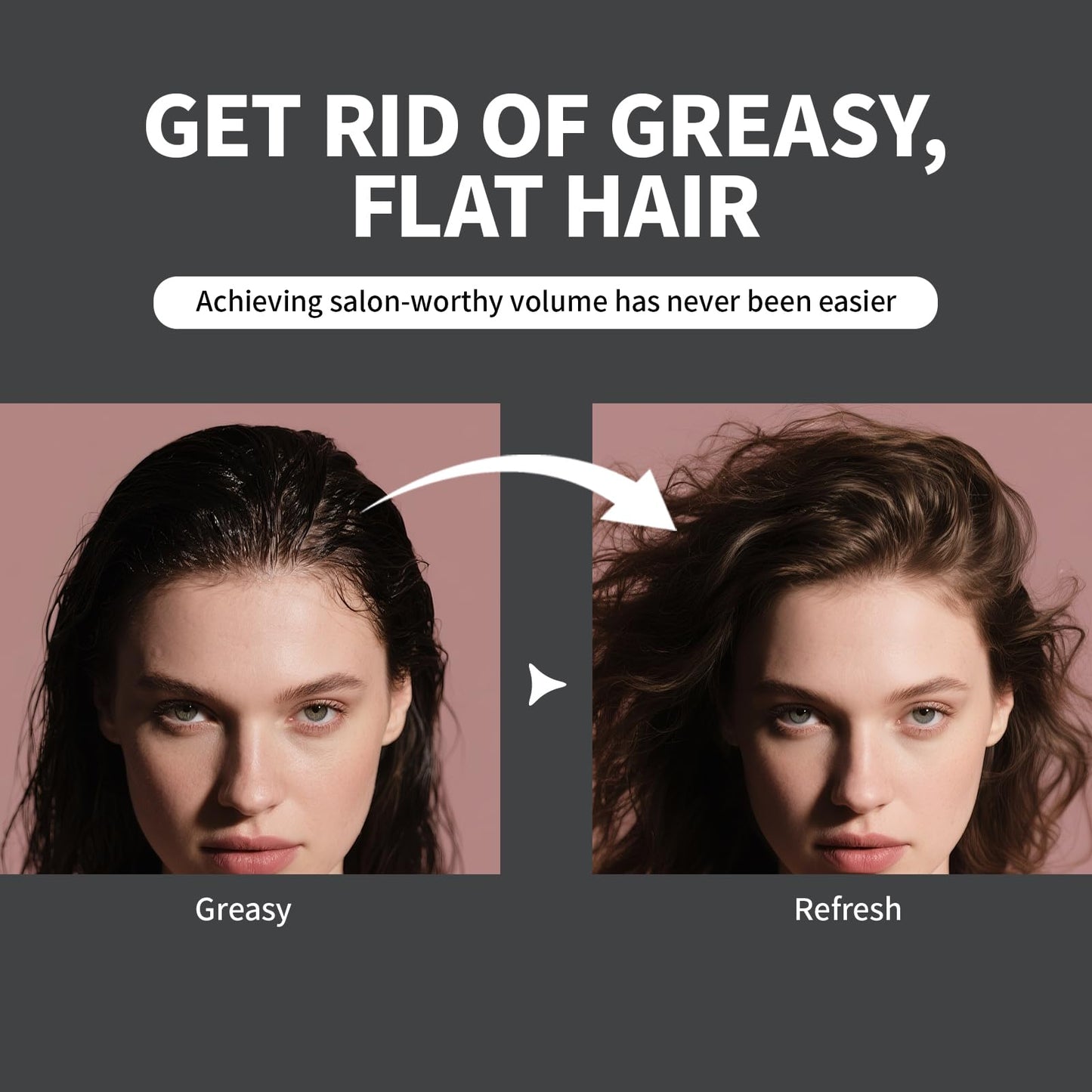 lewedo Volumizing Styling Powder - 10G Spray Bottle for Natural Volume & Texture, Oil-Control Matte Finish, Lightweight Formula for Men & Women