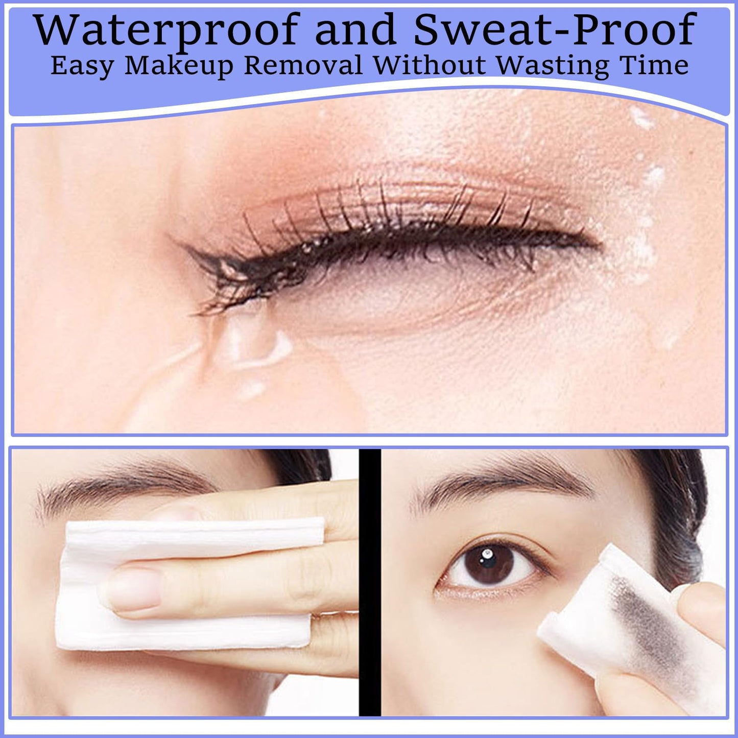 Gloryboom Mascara,Relaxrich Waterproof & Sweatproof Lengthening & Curling Mascara (A-2brown)