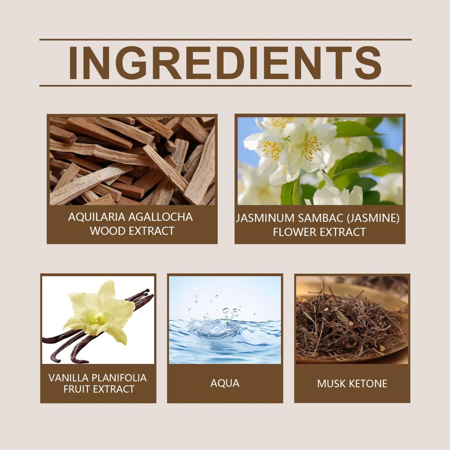 Sandalwood Women's Perfume | Long-lasting Eau Perfume with Pheromones | Fresh Cologne | Elegant and Charming | Suitable For All Skin,50ML