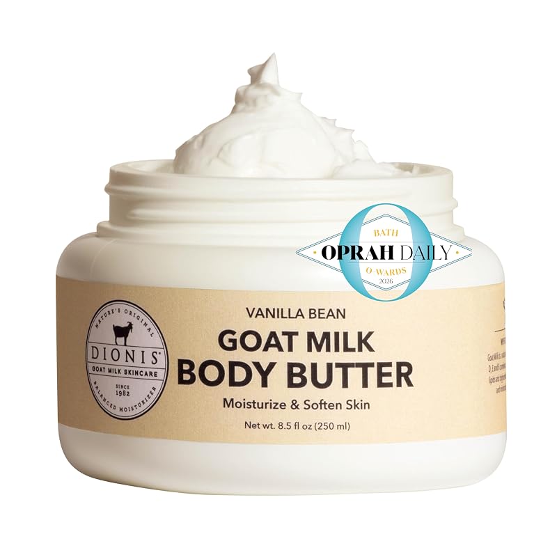 Dionis Goat Milk Whipped Body Butter Vanilla Bean 8.5 oz - Variation: Vanilla