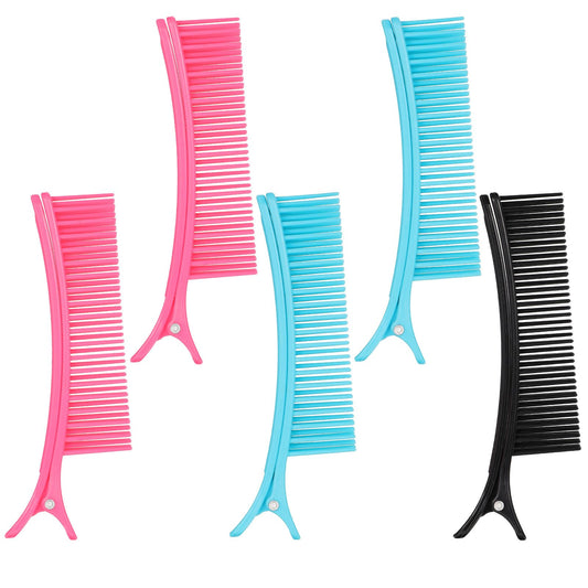 5 Pcs Grip Clips for Hair Sectioning Multifunctional Perm and Dyeing Hair Salon Grip Clip Suitable for Distribution, Styling, Cutting, Dyeing, Salon and Home Diy Hairdressing Essentials