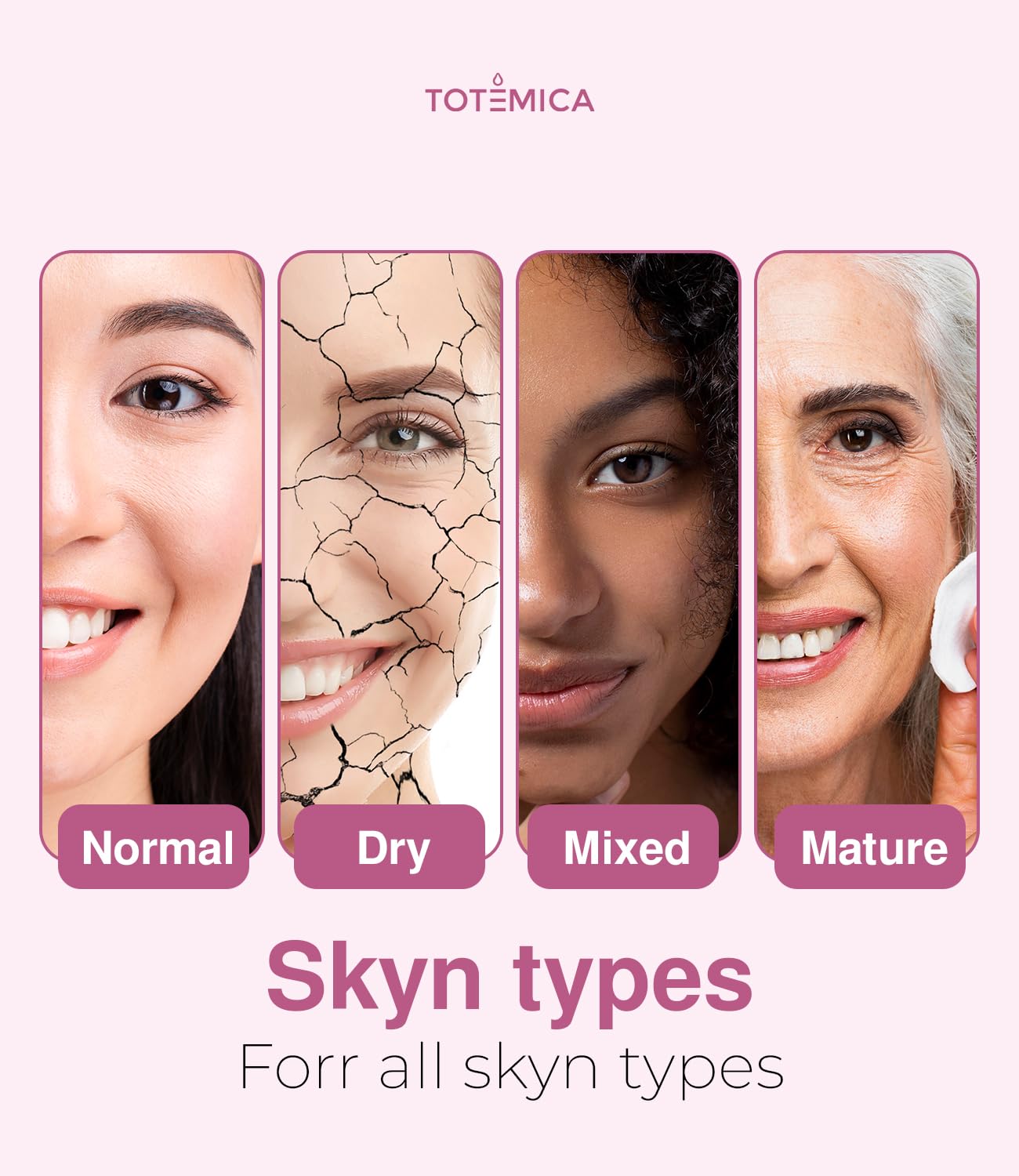 TOTÉMICA Make up Remover, Cleansing Oil with Rice Bran & Jojoba, Waterproof Mascara Remover, Gentle & Hydrating Facial Cleanser for All Skin Types, Desmaquillantes para la cara - 150ml