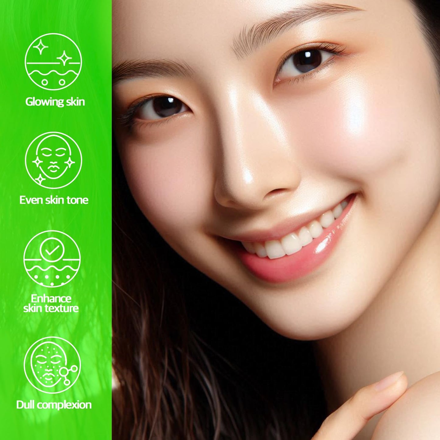 Niacinamide Arbutin Glow Boosting Serum 1.69 fl oz - Korean Skin Care Glass Skin, Deep Hydration & Even Tone with 10% Niacinamide & Arbutin, Lightweight Daily Serum for Face