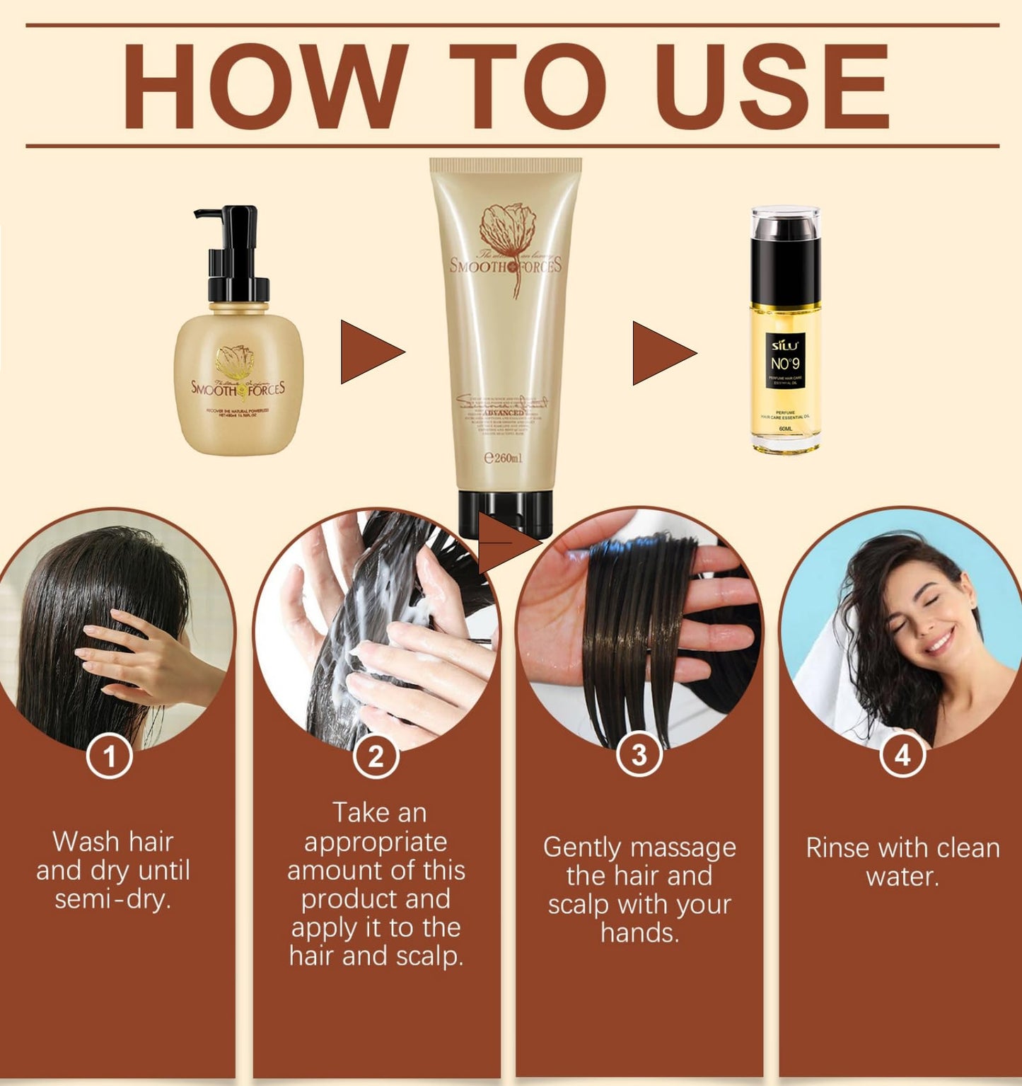 Cappuvini Urcoolest t Advanced Molecular Shampoo 480ml/16 fl oz Advanced Molecular Root Care, Molecular Repair Deep Conditioning Keratin Magical Hair Shampoo for Dry & Damaged Hair