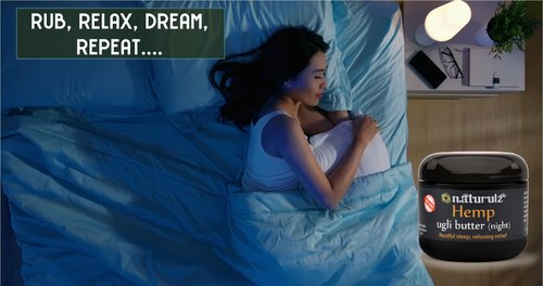 Naturulz Ugli Butter Night Hemp Cream 4 OUNCE- NIGHT TIME HEMP CREAM, SUPPORTING RESTFUL LEGS, HEALTHY SLEEP With Lavender, Chamomile, Passionflower and Oregon Grown HEMP Extract