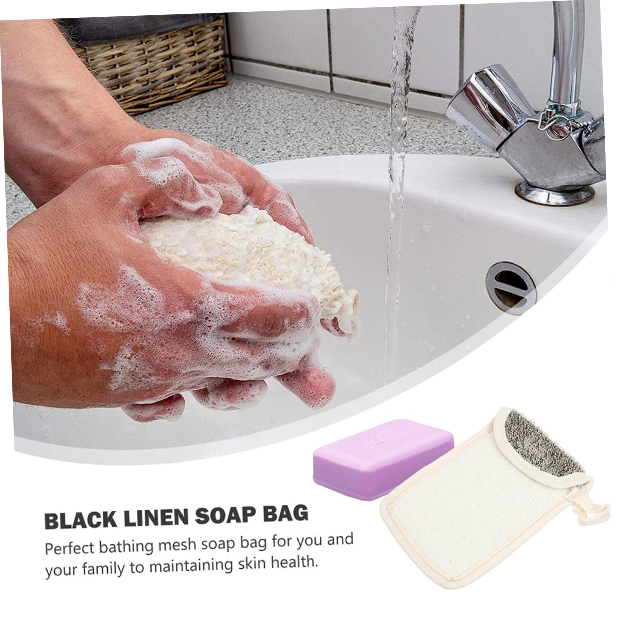 Angoily 5pcs Exfoliating Soap Net Soap Storage Pouches for and Release for Bathing and Shower Use