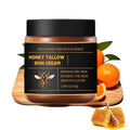 Marroomi Tallow Honey Balm, Tallow and Honey Balm for Face, 100% Organic Whipped Beef Tallows Face Moisturizer with Raw Honeys and Beeswax, Deep Nourishing (1Pcs)