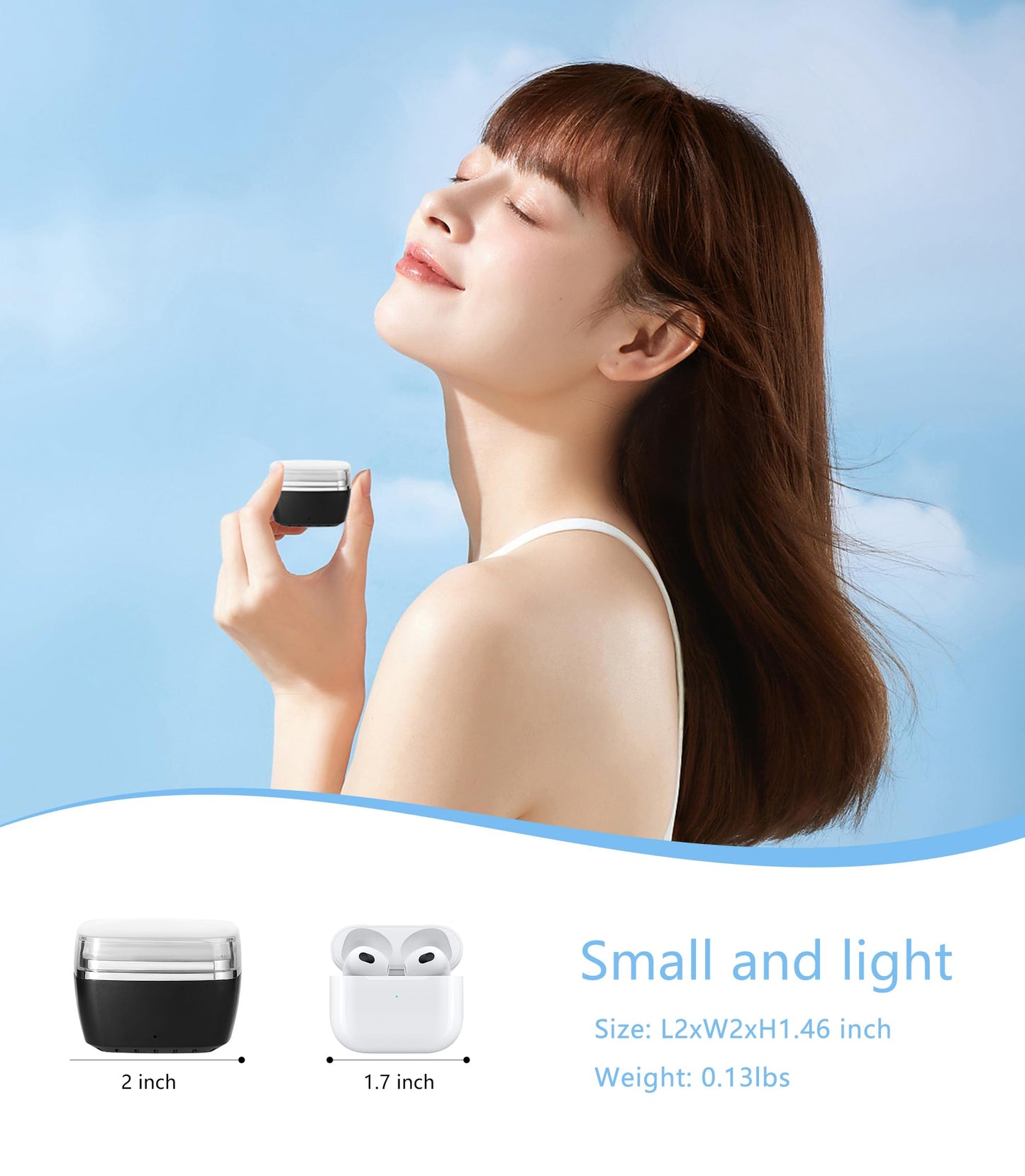 Nose Wax Kit - Mini Wax Warmer for Hair Removal with 100g Bens,1 Organizer Bag,10 Applicators, 30 Nose Hair Sticks 2 Silicone Pots, Melt Warmer Waxing Kit for Women and Men - Black