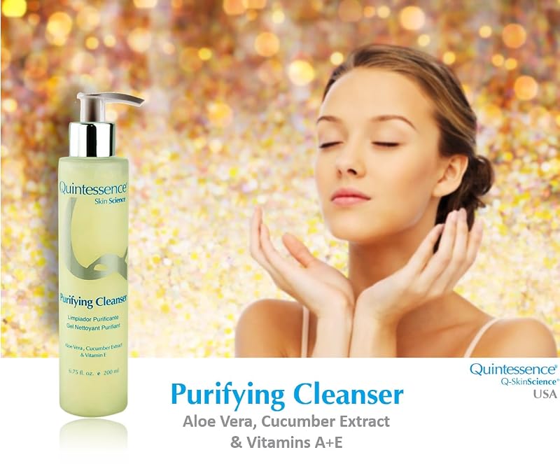 Purifying Cleanser by Quintessence – Daily Facial Cleanser for Deep Pore Cleansing