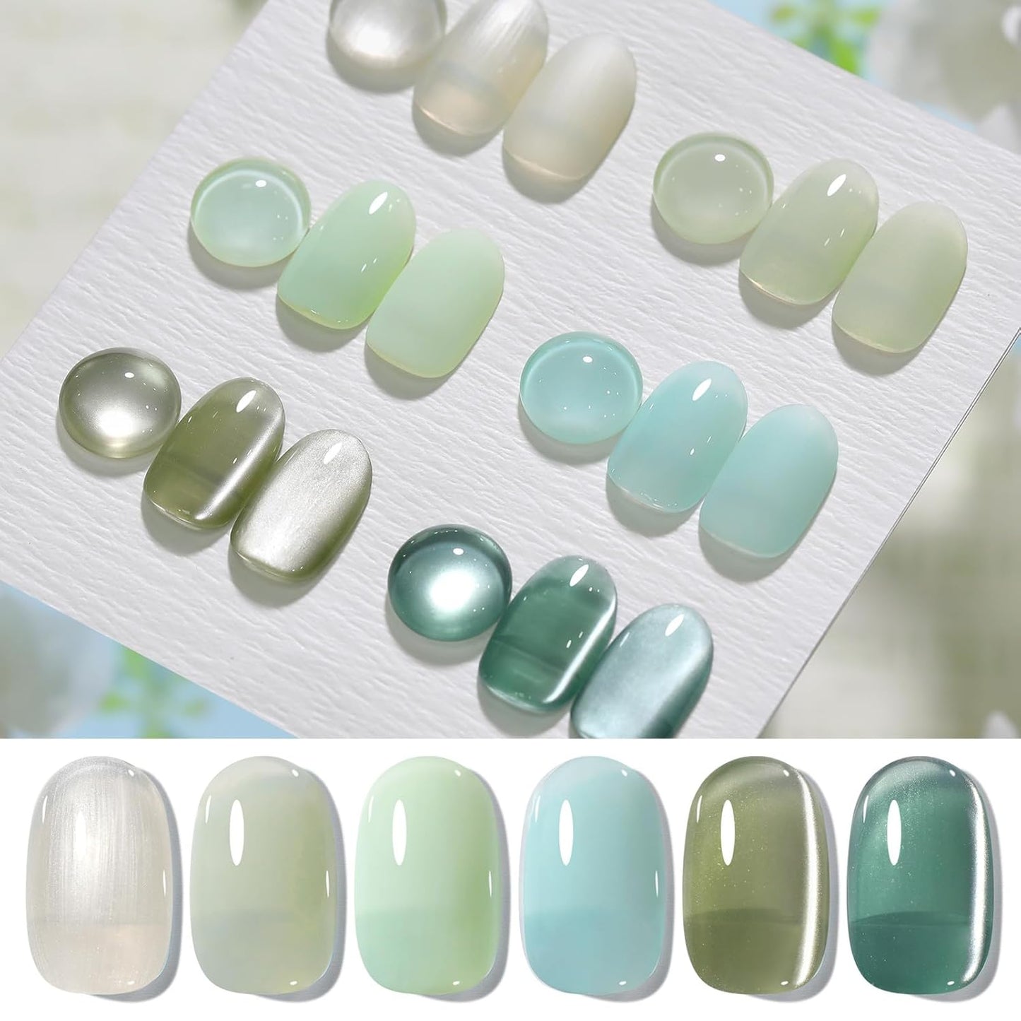 Born Pretty Neon Jelly Gel Nail Polish Set - Halloween Colors, Soak Off UV/LED for Salon & DIY