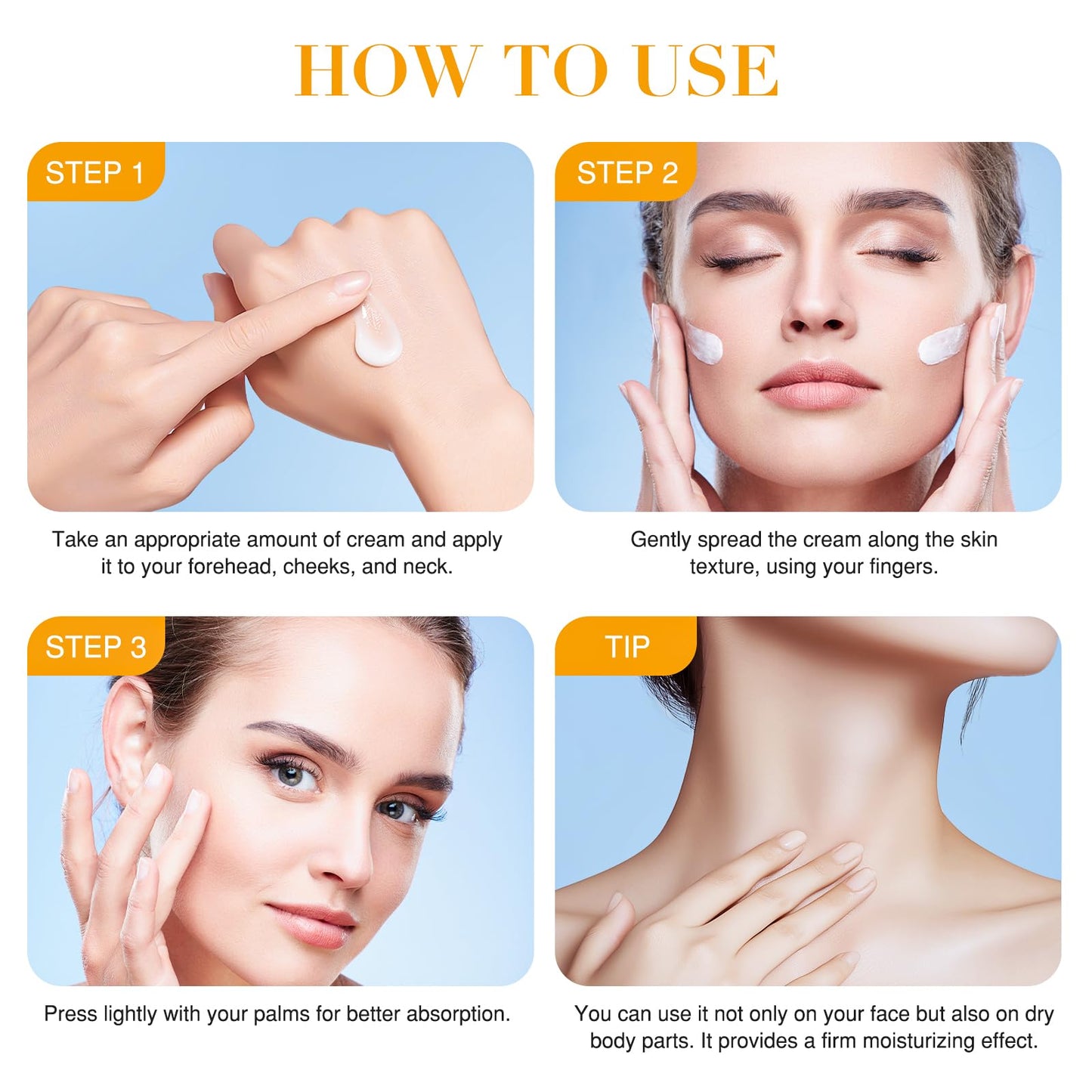 AOPO Face Moisturizer with Ceramide, Cholesterol, and Squalane - Daily Face & Body Moisturizer for All Skin Types, Non-Greasy & Fast-Absorbing, 3.50 fl.oz.