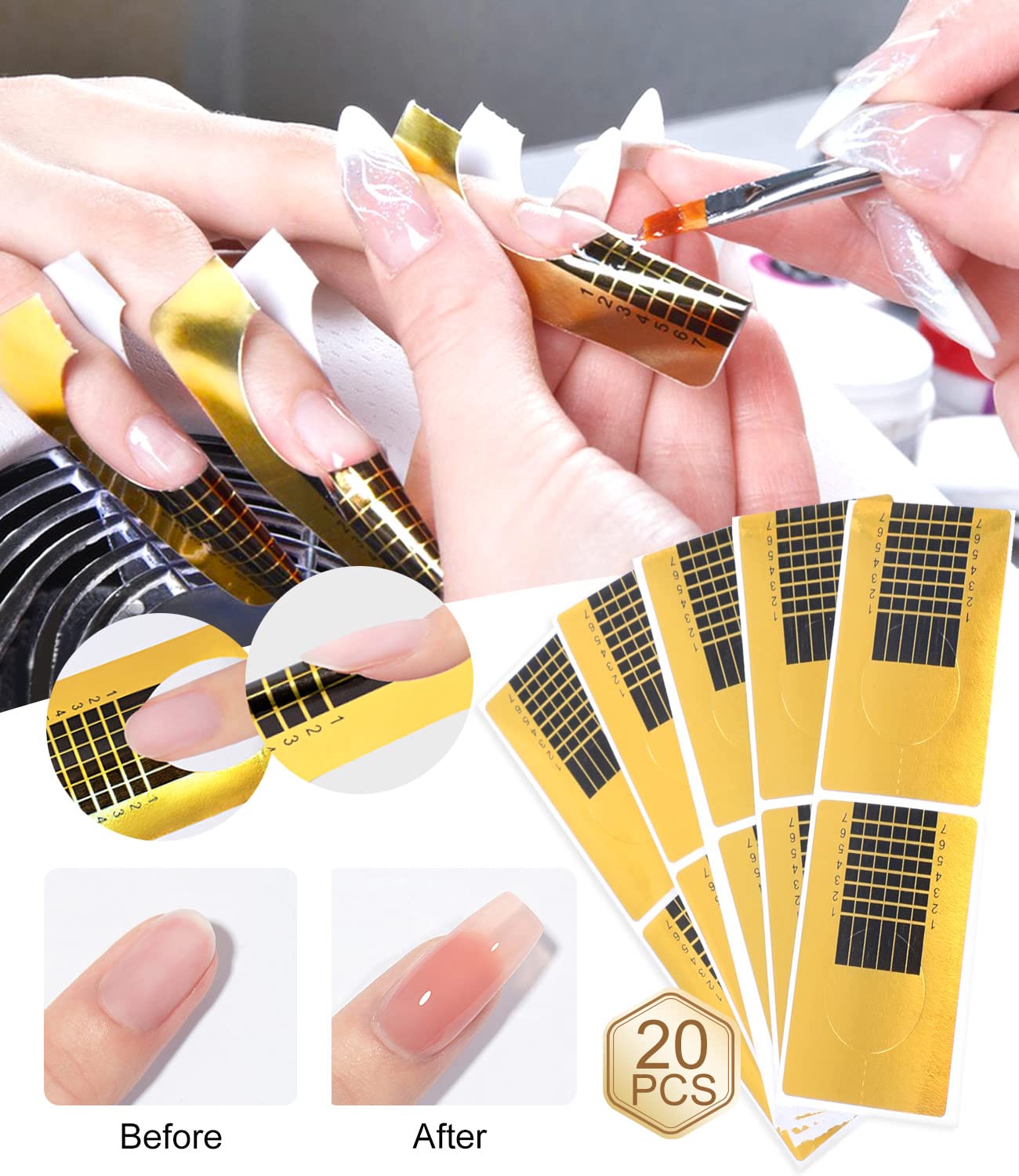 Acrylic Nail Kit-Nail Acrylic Powder Liquid Set with Practice Fingers Base & Top Coat Practice Hand Tools Glitters Tips for Women Salon Home