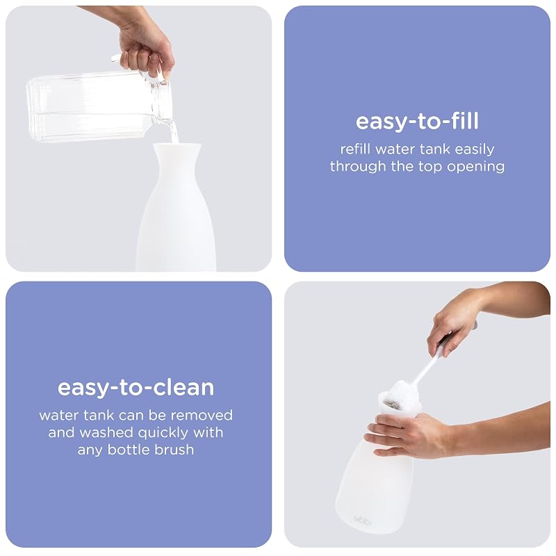 Ubbi Ultrasonic Humidifier — Top-Fill Design, Quiet Sleep