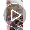 Large Wooden Toy Storage Organizer with 12 Bins & Plush Toy Holder - White, 64.4"L