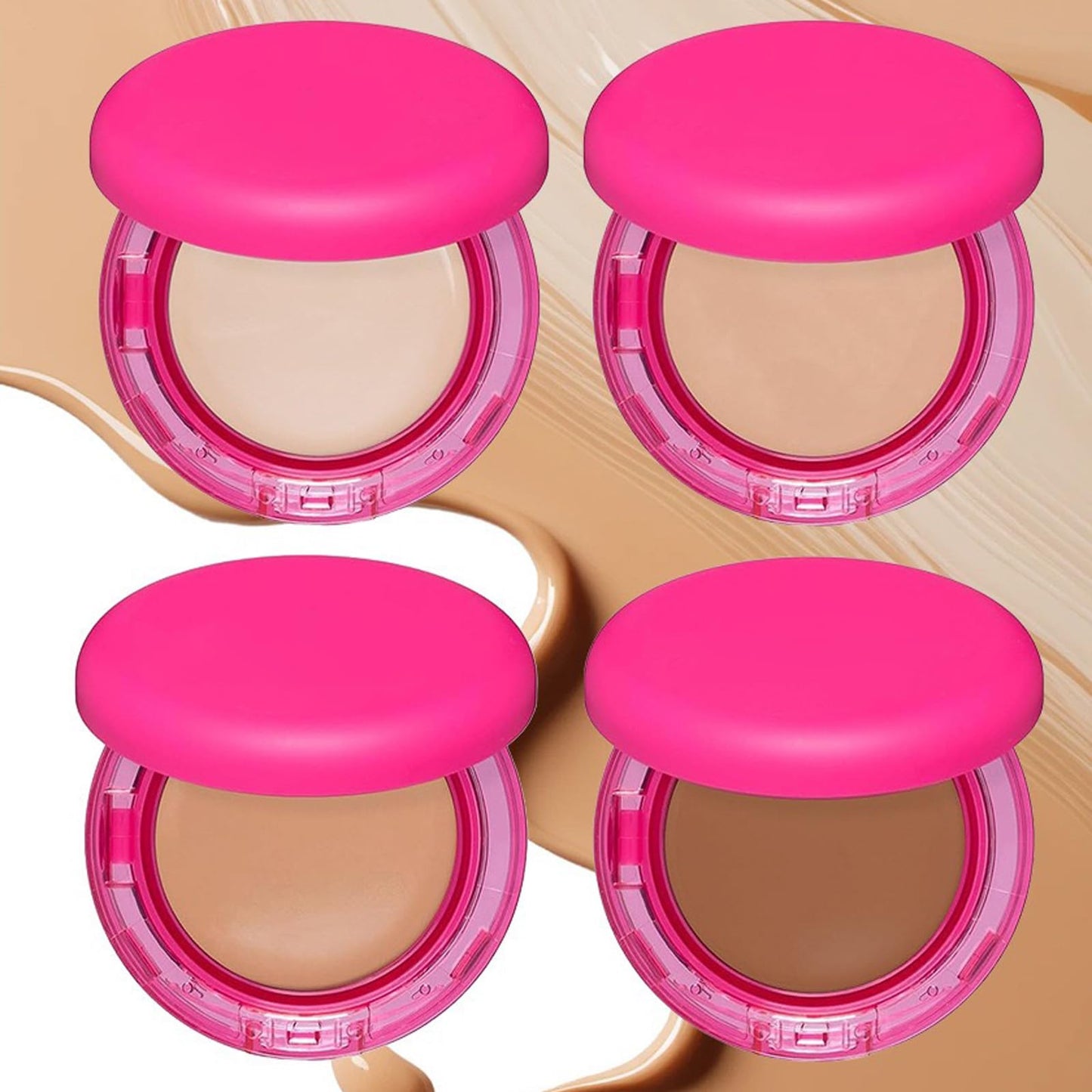 Peptide Bouncees Foundation for Mature Skin, Balm Foundation,Hydrating Age-Defying Makeup, All Skin Types (Ivory, #)