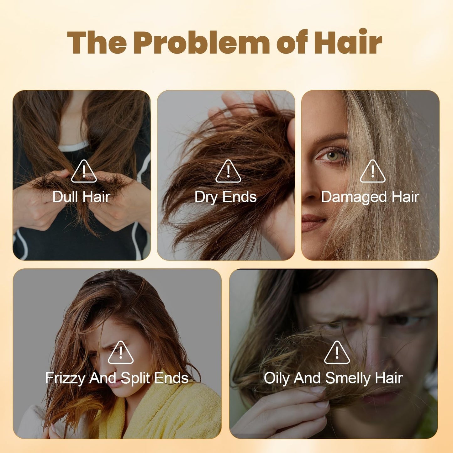 Amino Acid Essence Luxury Nourishing Hair Protein Cream, Moisturizing Repair Hair Care Conditioner, For Dry Damaged Hair