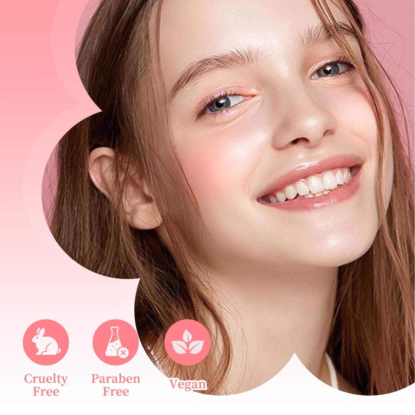 Color Nymph Liquid Stamp Blush, Multi-Use Face Blusher丨Makeup Blush for Eyes, Lips & Cheeks, Hydrating, Buildable & Long-lasting Formula, Vegan & Cruelty-free (Misty Rose)