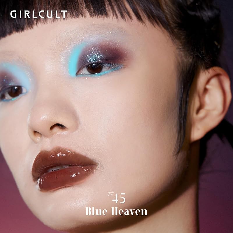 GIRLCULT 4-Color Blue Purple Eyeshadow Palette - Blue Heaven (Variation #45)