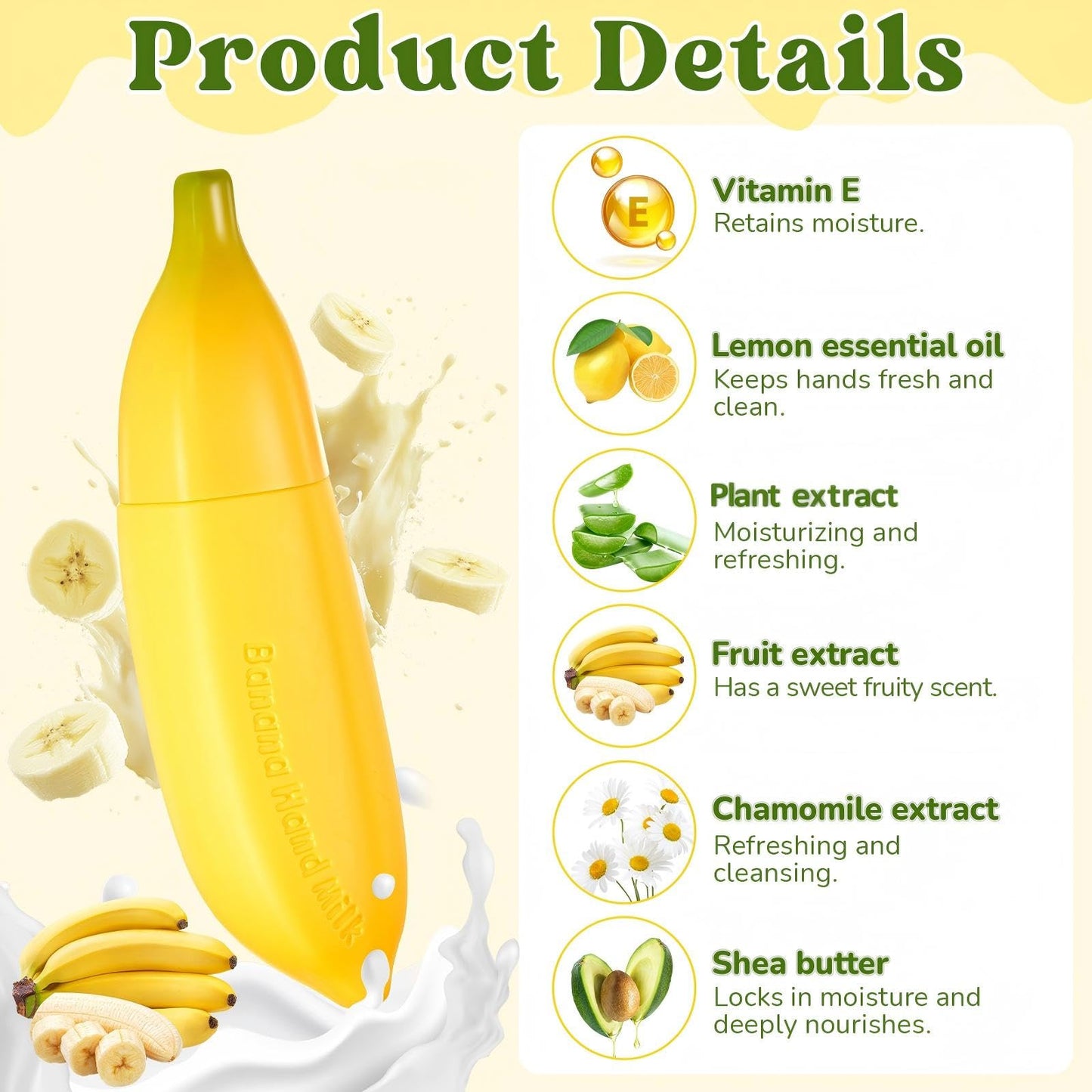 12 Pcs Banana Hand Cream Gifts Set for Women, Funny Fruit Hand Cream Gift for Baby Shower, Birthday Day, Fall Holiday Party, Bridal Shower Favors, Bridesmaid Gifts and Wedding Favors Party Supply