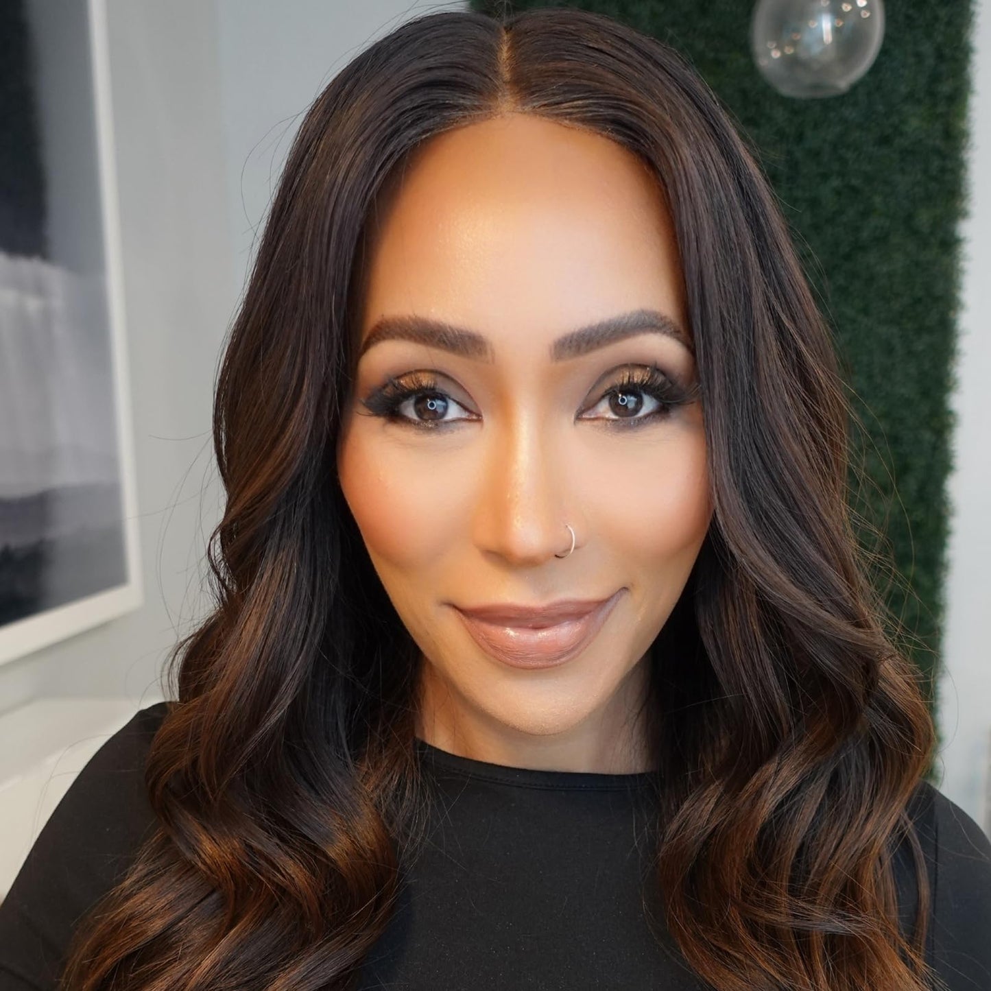 Lazy Eye Shadow Eyelash Patch, Eyeshadow Eyelashes Makeup Stickers, 2-in-1 Reusable Eyeshadow & Eyelash Makeup Stickers, Colorful Eyeshadow and Lash Sticker for All Eye Shapes (Orange)