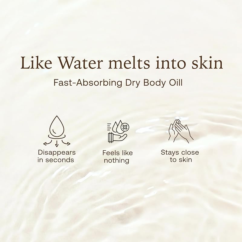 Hydrating Body Oil for Dry Skin - Non-Greasy, Fast-Absorbing with Sea Fennel & Vitamin E