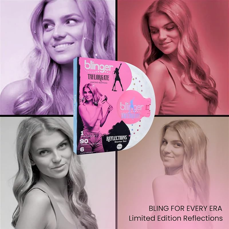 blinger Taylorgate Starter Set - Pink with 90 Glass Crystals