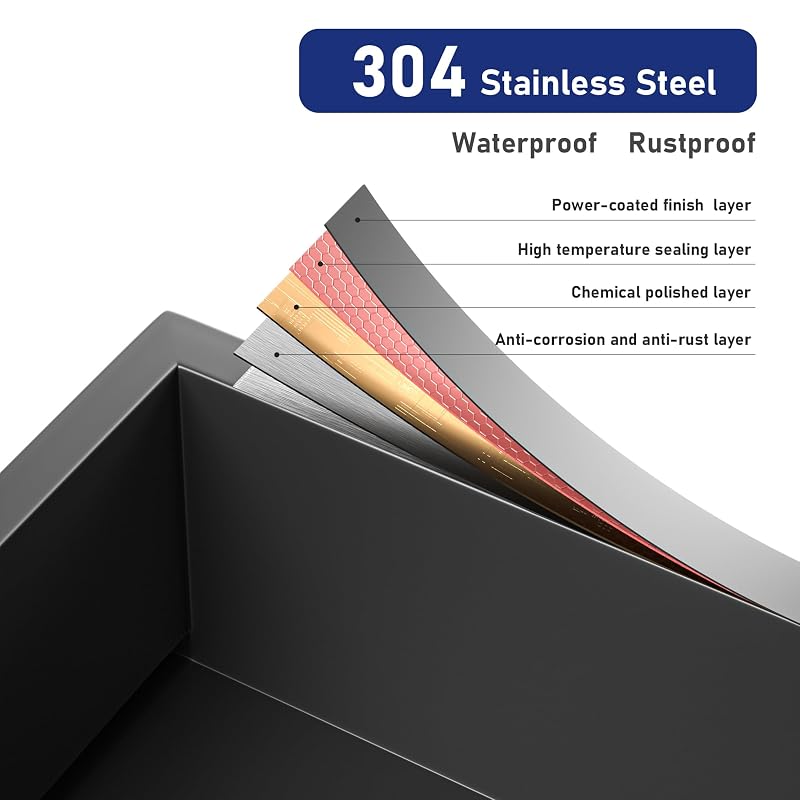 Brushed Stainless Steel Shower Niche 24" x 12" with 2-Tier Shelf (Variation: Brushed+24" x 12")
