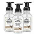J.R. Watkins Foaming Hand Soap Pump with Dispenser, Moisturizing All Natural Hand Soap Foam, Alcohol-Free Hand Wash, Cruelty-Free, Use as Kitchen or Bathroom Soap, Coconut, 9 fl oz, 3 Pack