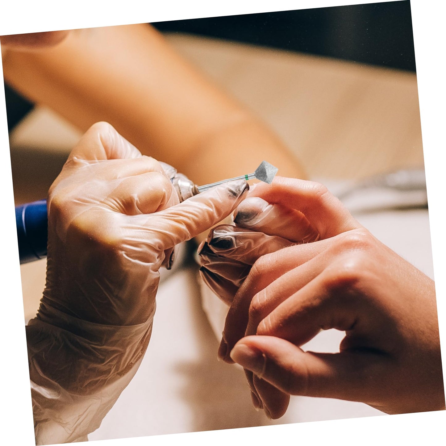 SAFIGLE Nail Art Polishing Drill Bits Set 3pcs Nail Grinding Head Tools Manicure Grinding Tool