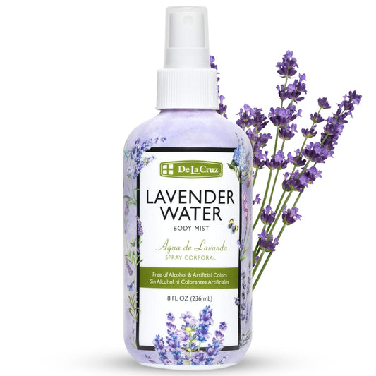De La Cruz Lavender Water Body Mist - Lavender Spray body mist With Pure Lavender Essential Oil 8 fl oz (236 mL)