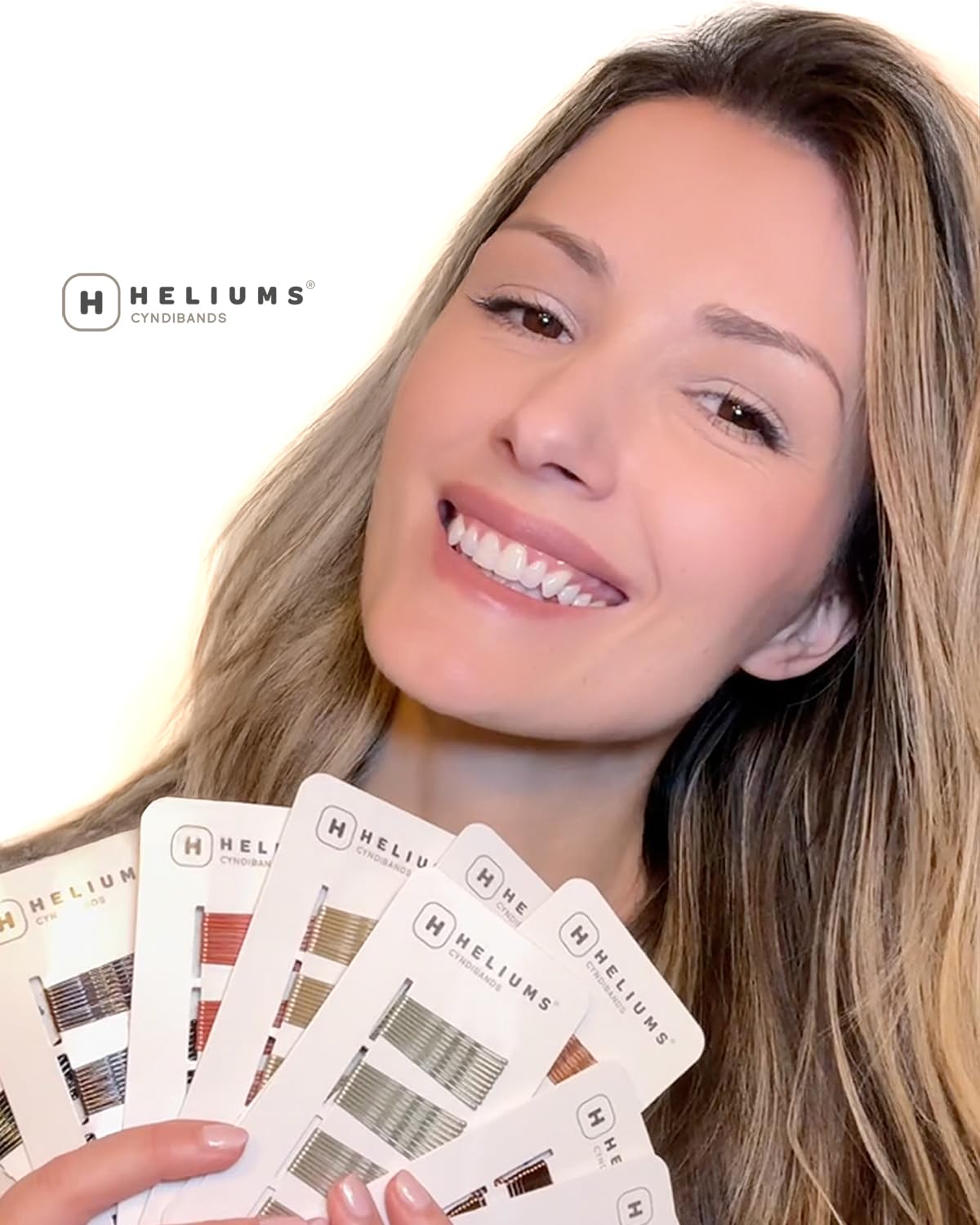 Heliums Mini Bobby Pins - Ash Blonde - 40 Pack, 1.5 Inch Small Hair Pins For Thin Hair & Kids