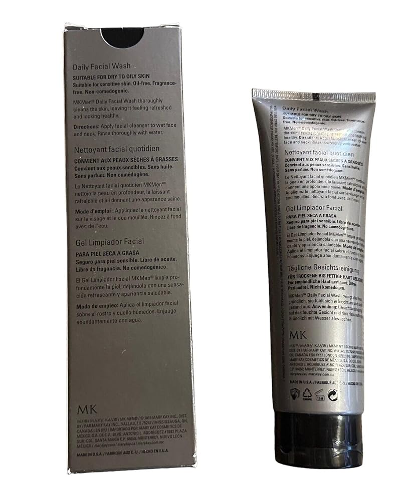 Mary Kay Men Daily Facial Wash - 3.3 fl oz / 95 ml