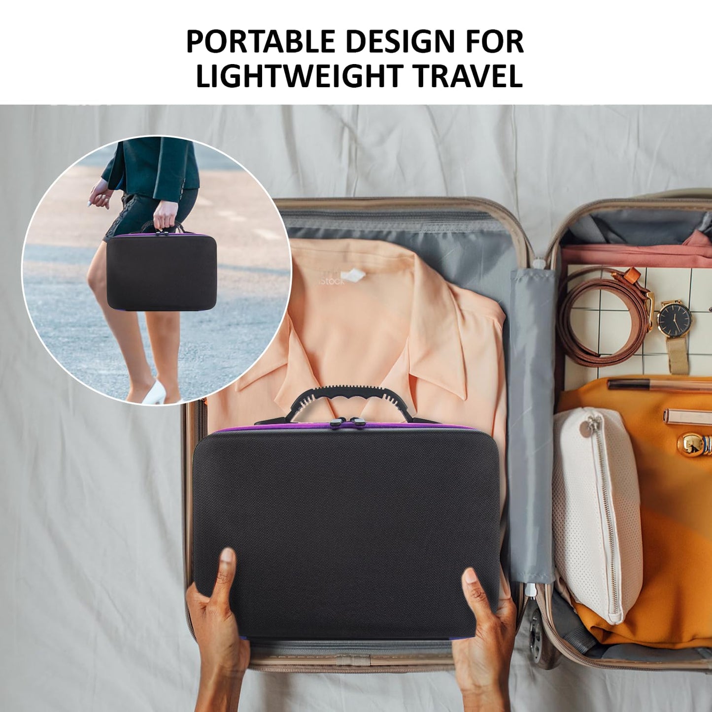 Essential Oil Storage Organizer,60 Bottle Essential Oils Case, Essential Oils Holders Organizer Essential Oil Bag Holds 5-15ml Oils Bottle,Compatible with do Terra,Young Living,Vallejo,Army Painter