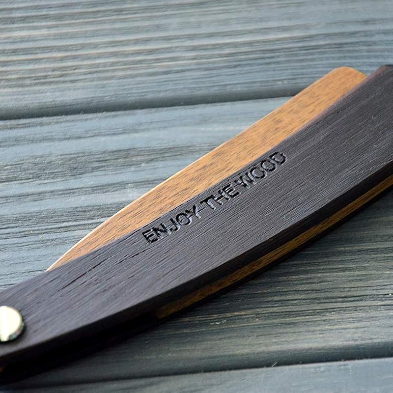 Wood Folding Beard Comb for Men – walnut pocket grooming accessory