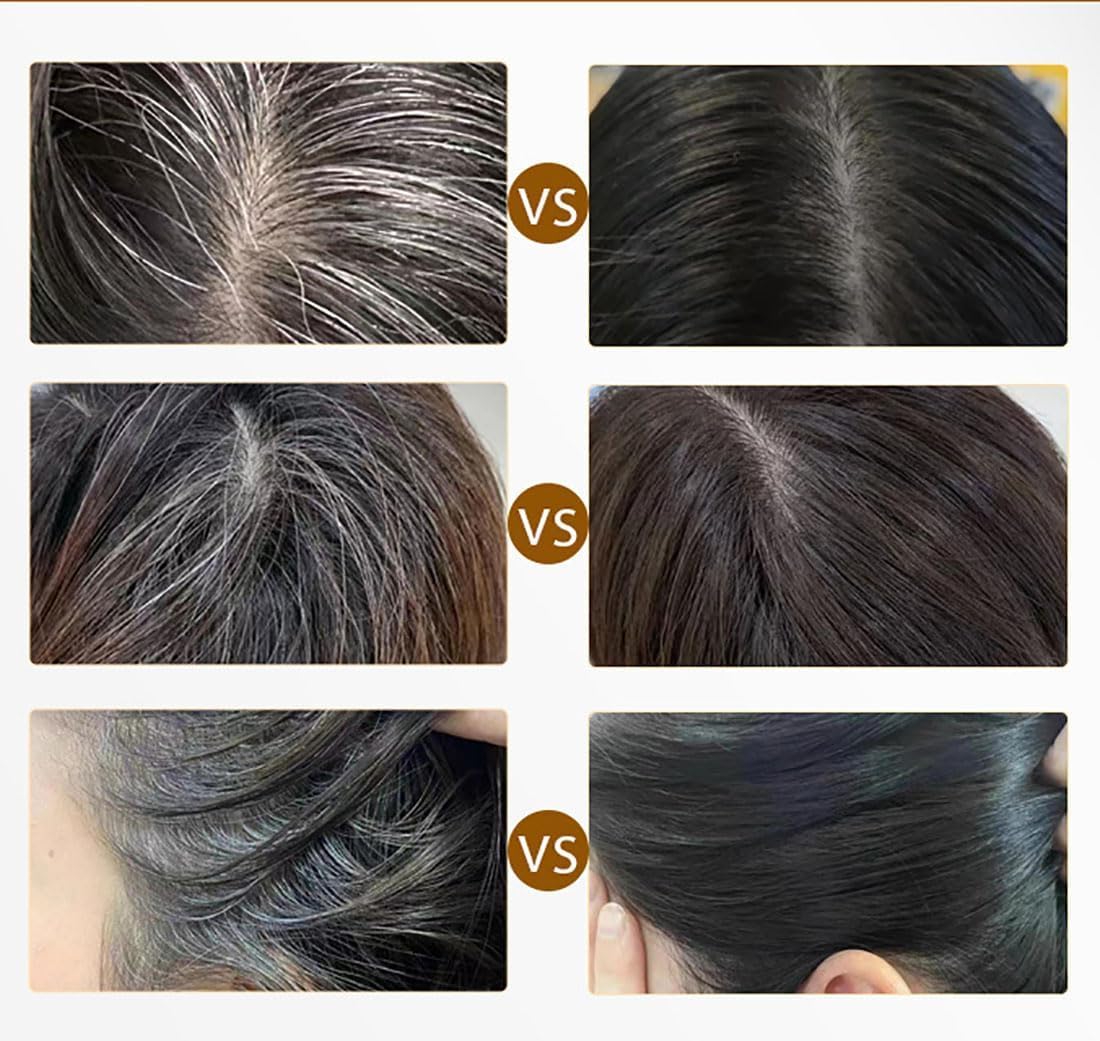 Ultimate Hair Dye Comb, Yuaonew Hair Stick, Hair Concealer Stick For Women, Instant Hair Color Sticks with Built-In Comb, Concealer Hairs Dye Sticks for Women Men (Black, 2)