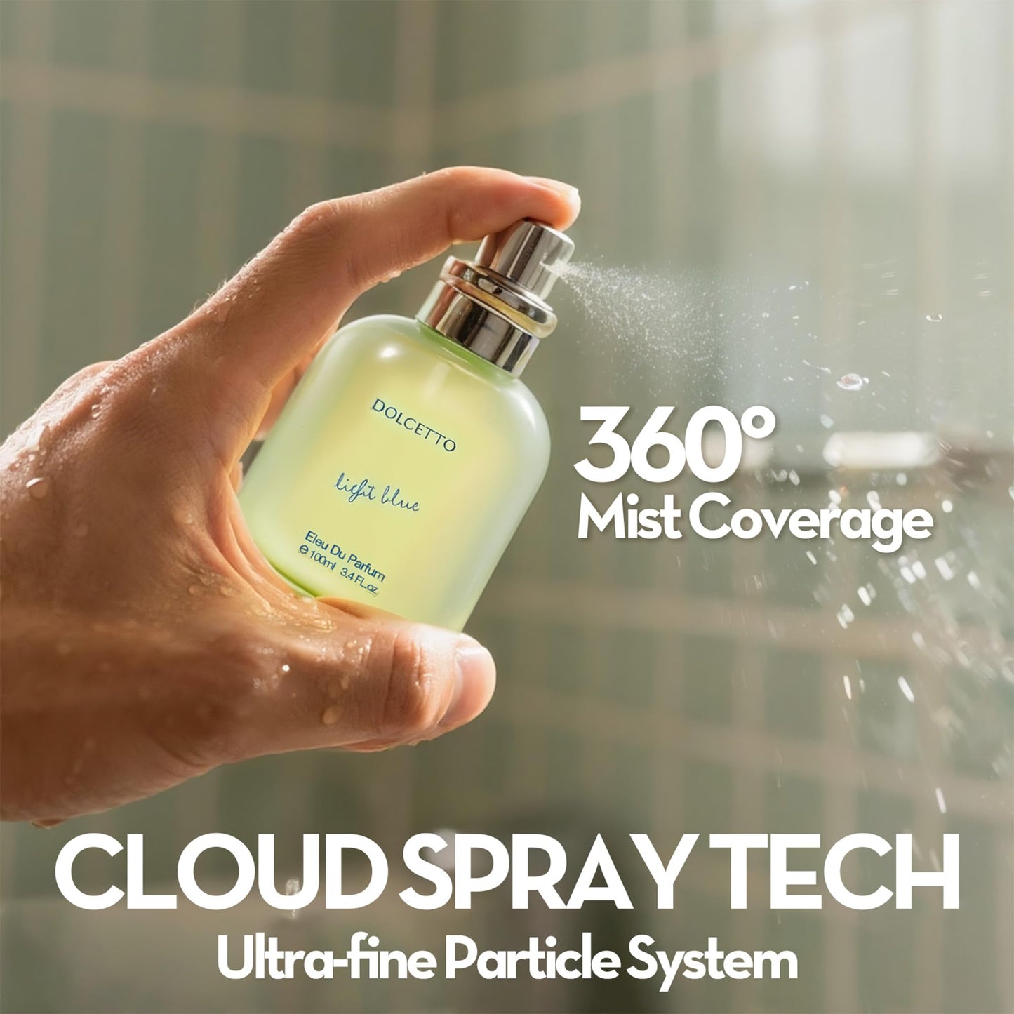 AFLUXE Men Cologne 4-Piece Combo Set (Choco/Milano/Billion/Doecetto Light Blue) Each 100ml Eau de Toilette/Parfume Spray Premium Men Perfume Set Long Lasting Fragrance for Daily Use