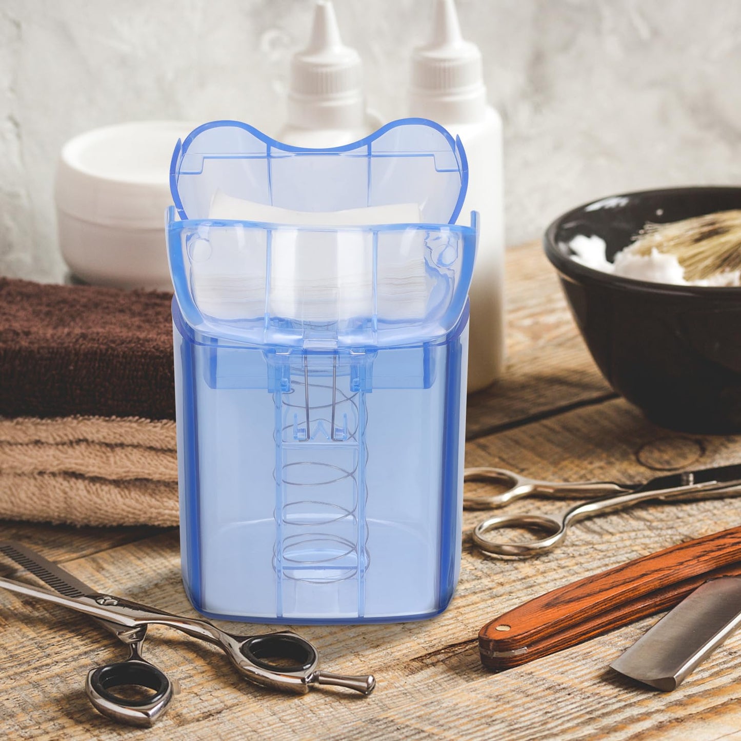 Perm Paper Storage Box Perm Paper Case Hair Dyeing Paper Dispenser Salon Utensils Hair Care Tools Salon Paper Holder Hair Color Accessories Perm Paper Organizer Perm Paper Holder