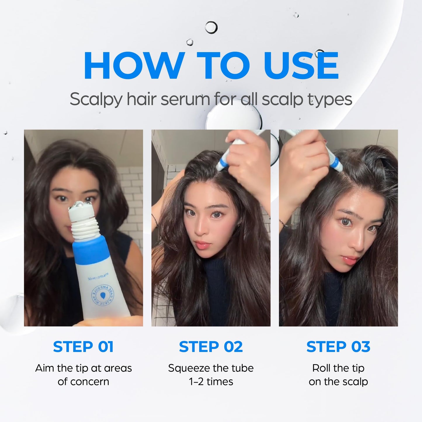 Seapuri Scalpy Hair Growth Serum for Hair Loss & Thinning | Mothers Day Gifts for Mom | Scalp Massager Treatment w/Salicylic Acid, Menthol, Dexpanthenol | Non-Greasy, Lightweight | Exfoliate Dandruff