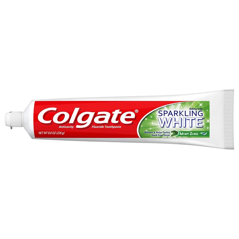 Colgate Sparkling White Mint 8 Oz Toothpaste - Pack of 6
