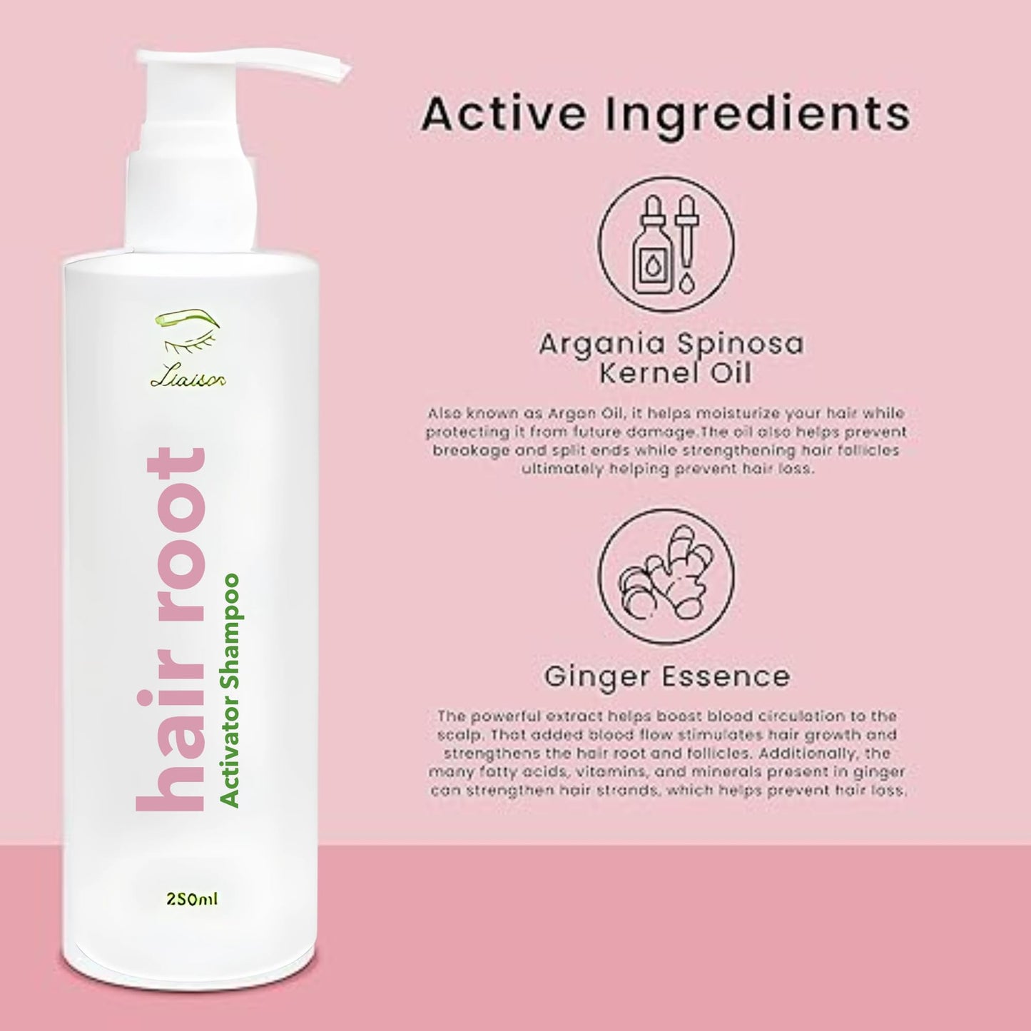 Hair Root Activator Conditioner for Women (250ml) - Thickening & Volumizing Formula for Fine Strands - Nourishing Conditioner Strengthens & Promotes Healthy Growth Hair & Adds Volume for Fuller Locks