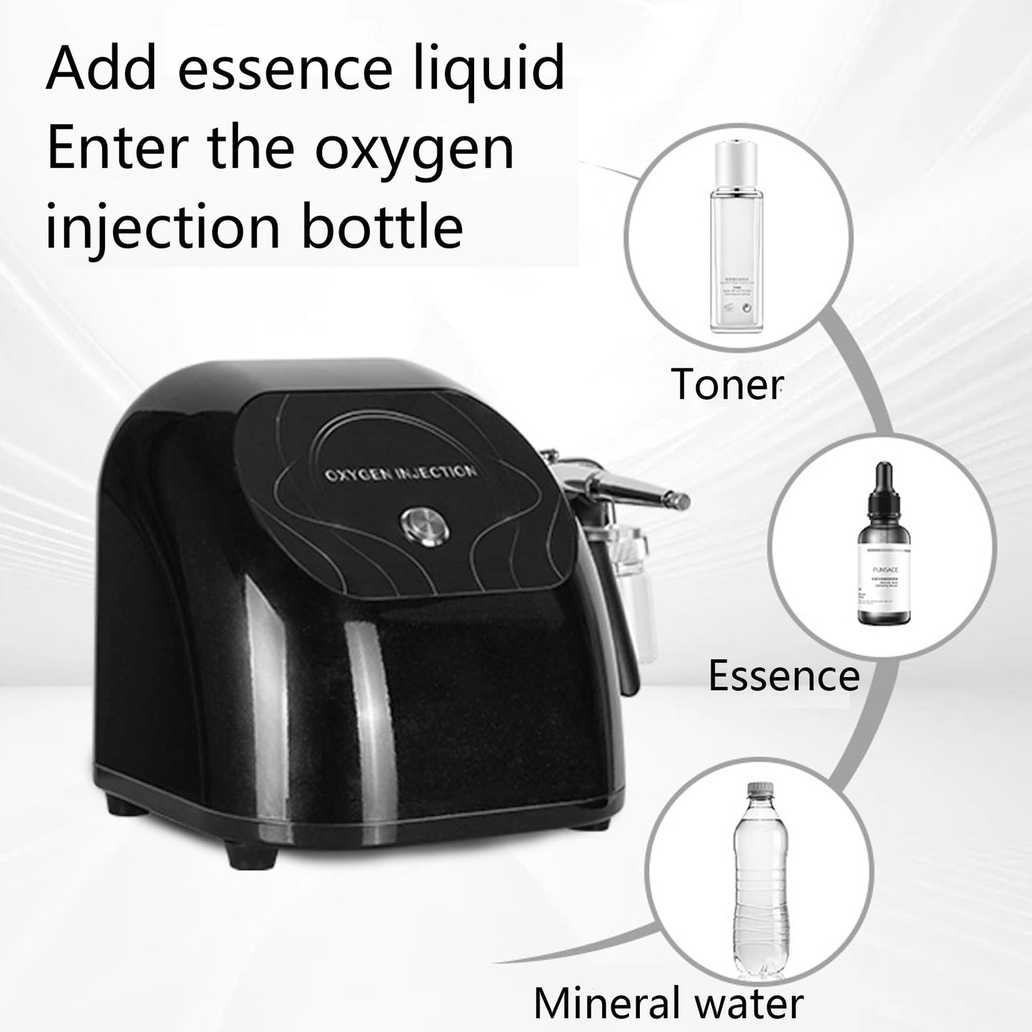 Professional Cool Face Mist Steamer Facial Sprayer for Eyeslash Extensions Face Moisturizing Hydration Refeshing Salon and Home Use, Strong Spray Motors Built for Professional Effetcs