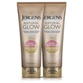 Jergens Natural Glow Sunless Tanning Lotion, Self Tanner, Fair to Medium Skin Tone, Daily Moisturizer, 7.5 Oz (Pack of 2)
