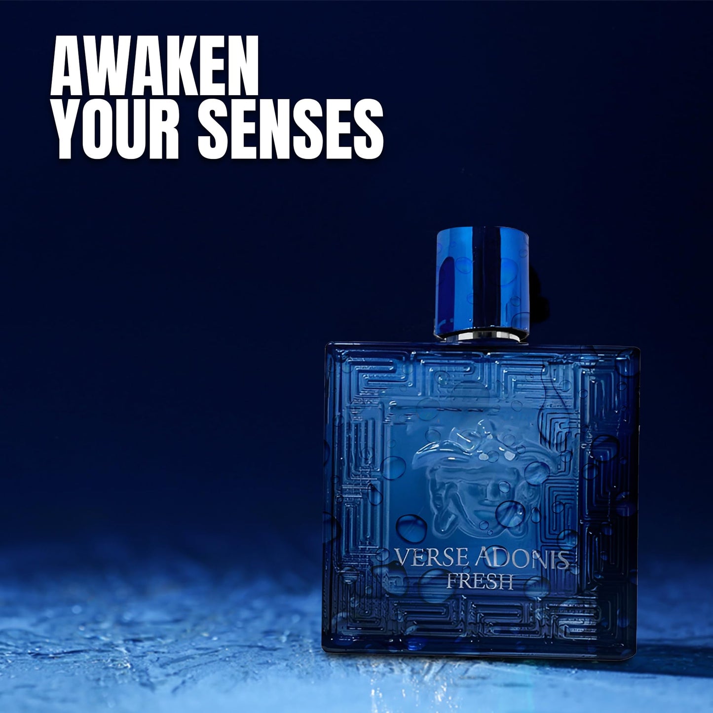 A CENTER 3Pack Men Cologne Victorious Heroes&Verse Fresh&Verse Adonis Fresh Eau De Parfume Spray with Woody Floral & Fruity Scent Perfume Gift Set Day to Night Luxury Fragrances