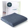 YnM Exclusive Blue Grey 60x80 25 lb Cooling Weighted Blanket for Adults